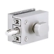 ENOX™ Glass Door Lock EPF-747 Turn Knob Lock (Square) (without Cutout In Glass)-783Enox-sm