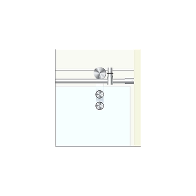 ENOX™ Shower Glass Sliding Fitting SGSF - 034-800Enox