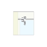 ENOX™ Shower Glass Sliding Fitting SGSF - 032