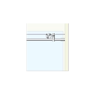 ENOX™ Shower Glass Sliding Fitting SGSF - 038(Option A)