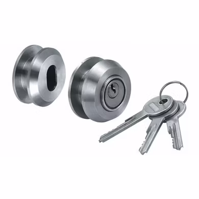 ENOX™ Glass Door Lock SGSF - 009 - 10 / 12 Glass Sliding Push Lock for Overlay Glass/Glass Doo-843Enox