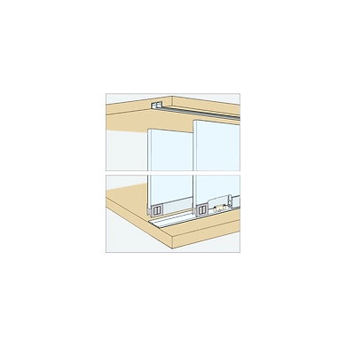 ENOX Glass Cabinet Sliding Fitting EGSF - 015-1139Enox