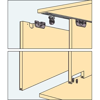 ENOX Wooden Cabinet Sliding Fitting ESLD - 1205-1171Enox