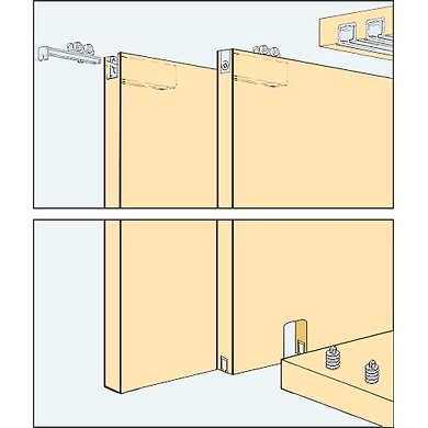 ENOX Wooden Cabinet Sliding Fitting ESLD - 1103-1172Enox