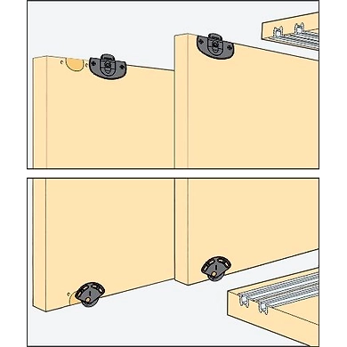 ENOX Wooden Cabinet Sliding Fitting ESLD - 075-1175Enox