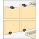ENOX Wooden Cabinet Sliding Fitting ESLD - 075-1175Enox-sm