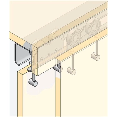 ENOX Wardrobe Sliding Fitting ESLD - 054-1188Enox