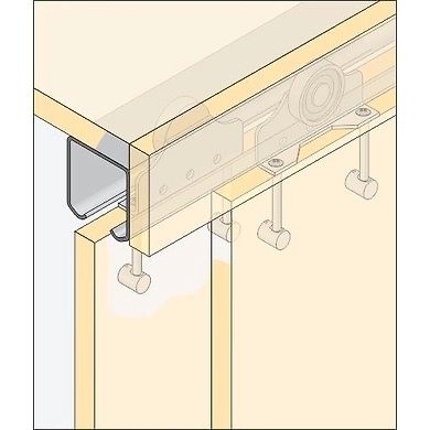 ENOX Wardrobe Sliding Fitting ESLD - 053-1189Enox
