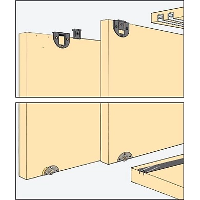 ENOX Wardrobe Sliding Fitting ESLD - 076-1195Enox