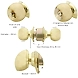 Hettich PB Washroom door knob HCK 01-1-sm