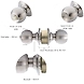 Hettich SS Balcony door knob HCK 01-1-sm