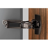 Hettich Sensys 8657i, Zero protrusion hinge obsidian black