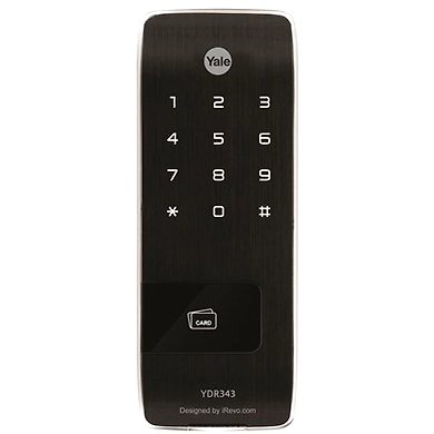 YDR343 (Vertical Rim Lock with Mobile Access) RF Smart Chip, Touch Keypad &amp; Remote Control (Optional)-YDR343