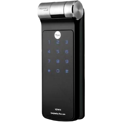 YDR414 (Rim Lock) - Fingerprint, PIN Code, Mechanical key &amp; Remote Control (Optional)-YDR414