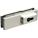 L010 - Glass Door Corner Patch Lock suits Euro Profile Cylinder-L010-sm