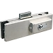 L020 - Glass Door Centre Patch Lock suits Euro Profile Cylinder-L020-sm