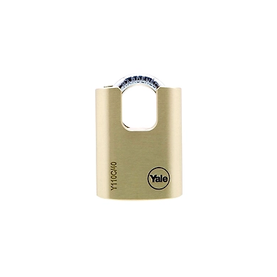 Brass padlock with closed shackle-Y110C/40/119-Y110C40119