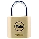 Brass padlock with steel shackle-Y110/25/115-Y11025115-sm