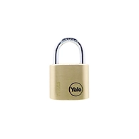 Brass padlock with steel shackle-Y110/30/117