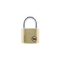 Brass padlock with steel shackle-Y110/35/121