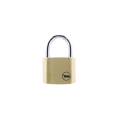 Brass padlock with steel shackle-Y110/40/123-Y11040123