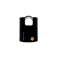 Brass shrouded padlock with boron steel shackle-Y121/50/132