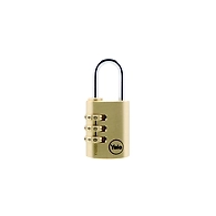 Brass combination padlock with steel shackle-Y150/30/125
