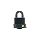 Laminated steel padlock with cover and steel shackle-Y220/51/118-Y22051118-sm