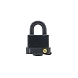 Laminated steel padlock with cover and steel shackle-Y220/61/123-Y22061123-sm