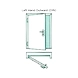 Ozone - Magnetic Latch Glass Door Lock - S Series - OZ-MGL-11S-O-K2N-500026-sm