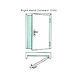 Ozone - Magnetic Latch Glass Door Lock - S Series - OZ-MGL-11S-O-K2N-1-sm