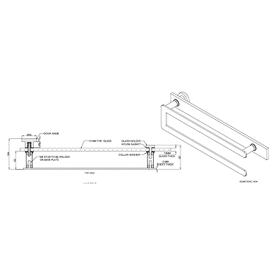 Ozone - Premium Shower Hinges - OGH-TB-1S-500032