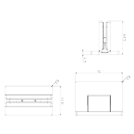 Ozone - Premium Shower Hinges - OSH-1S