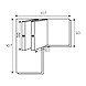 Ozone - Standard Patch Fittings - OPF-610 Right-500059-sm