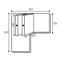 Ozone - Standard Patch Fittings - OPF-610 Right