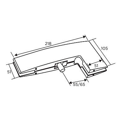 Ozone - Curvos Patch Fittings - OCPF-1-500067