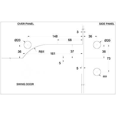 Ozone - Curvos Patch Fittings - OCPF-1-1