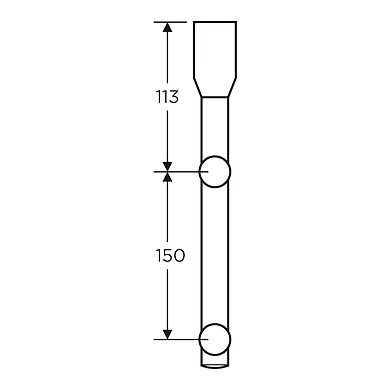 Ozone - Point Fixed Architectural Fittings - OPPF-2-500076