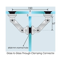Ozone - Point Fixed Architectural Fittings - OPFGC-2A-52.5 mm