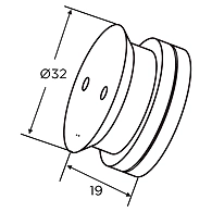 Ozone - Point Fixed Architectural Fittings - OPF-GC-3