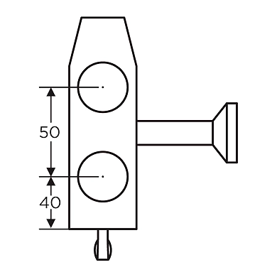Ozone - Point Fixed Architectural Fittings - OPPF-4-500086