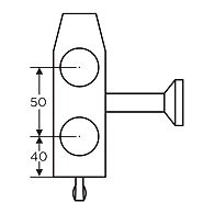 Ozone - Point Fixed Architectural Fittings - OPPF-4