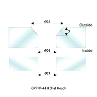Ozone - Point Fixed Architectural Fittings - OPPF-4