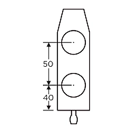 Ozone - Point Fixed Architectural Fittings - OPPF-4A