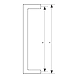 Ozone - Glass Door Handles - OGH-554-ED-20x40x400 SSS-500130-sm