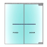 Ozone - Handles with Locks - OGHL-55-H-SH-SSS-25x600