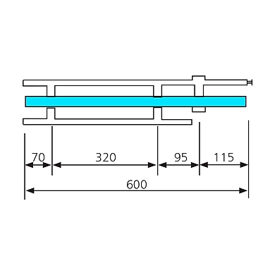 Ozone - Handles with Locks - OGHL-55-H-SSS-25X600-500136