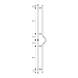 Ozone - Handles with Locks - OGHL-55-2P-A-SSS-25x2200-500137-sm