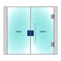 Ozone - Glass Door Locks - OSSPL-DL-111-G-SSS