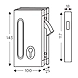 Ozone - Glass Door Locks - OSSPL-SDL-111-SSS-500144-sm